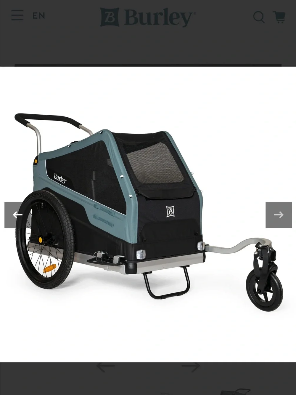 Burley Bark Ranger Kickstand Standard Pet Bike Trailer Accessory NEW unopened